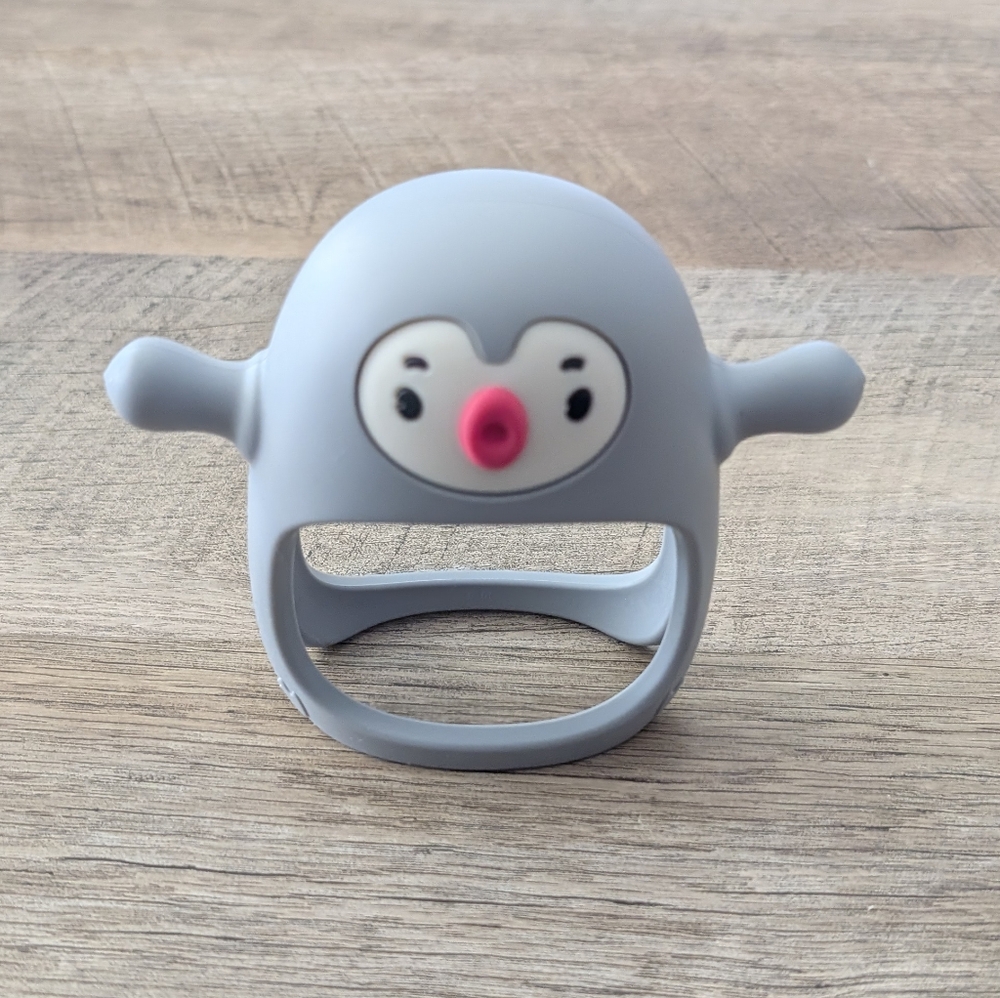 Smily Mia Penguin Buddy Silicone Wearable Teether baby wrist teether & soother